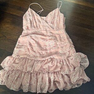 LUSH Pink Mini Dress